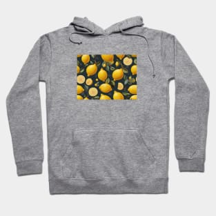 Lemon Pattern Fruit Sweet Harvest Field Product Food Hoodie